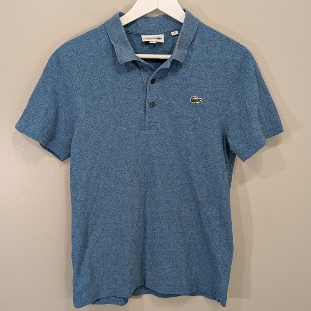 Lacoste Sport Polo Blue Classic Preppy GolfCore Old Money GrandpaCore - Size S